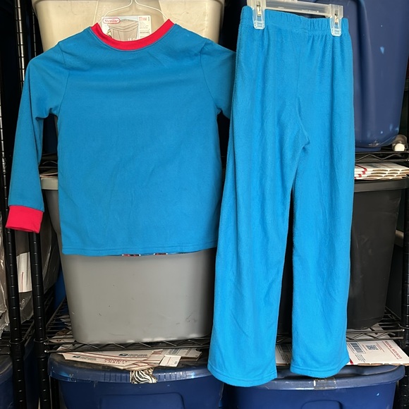 Marvel Advengers Infinity War 2 piece Blue Pajama Set Fleece Ironman Antman 6/7 - Picture 7 of 16